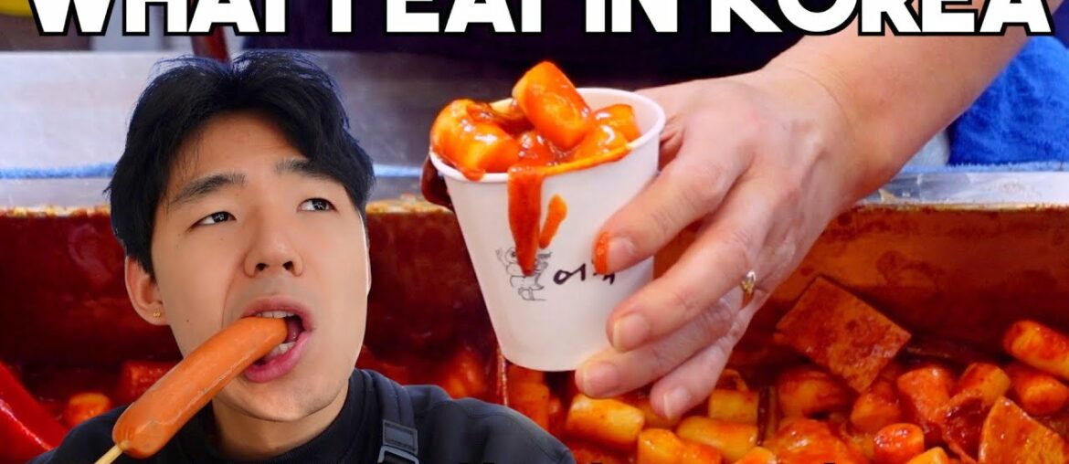 What I Eat in KOREA (EP. 3): Street Food, Convenience Store Snacks, & the Best Ice Cream in Gangnam