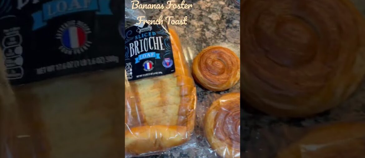 Bananas Foster French Toast #short #breakfast #recipe #tasty #frenchtoast #shortsvideo #shorts