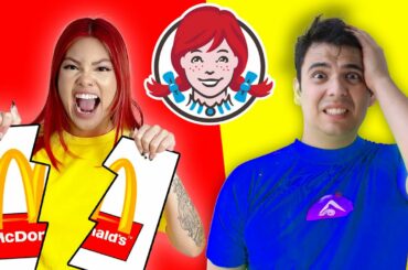 WE BUILT A REAL RESTAURANT AT HOME | MCDONALDS VS WENDY CHALLENGE BY SWEEDEE