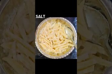 How To Make French Fries | Crispy French Fries Recipe Without Maida And Corn Flour #shorts #homemade