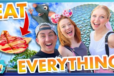 Disney World FOOD CHALLENGE -- EPCOT's France Pavilion