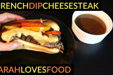 French Dip Cheesesteak Sandwich