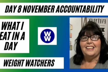 What I Eat In A Day NEWvember Accountability Day 8 Weight Watchers Points