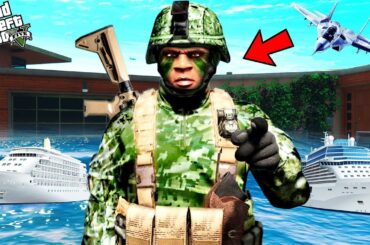 GTA 5 : Franklin Joined The Navy And Army In GTA 5 ! (GTA 5 Mods)