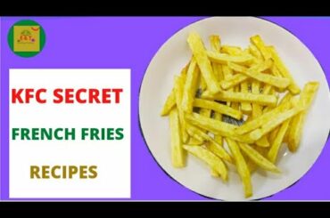 KFC FRENCH FRIES SECRET RECIPES WITH TIPS|HOW TO MAKE FRENCH FRY SAME LIKE KFC ? #shorts