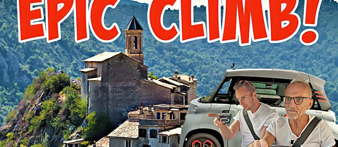 Can we get to France’s most beautiful village in Citroen Ami?