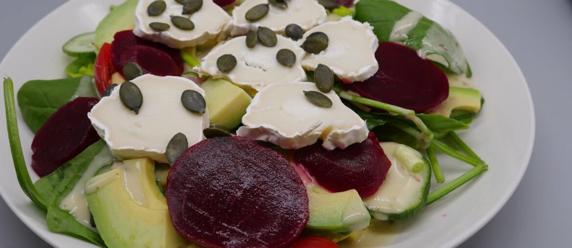 How to create Goats Cheese and Beetroot salad in 5 minutes