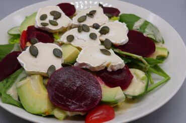How to create Goats Cheese and Beetroot salad in 5 minutes