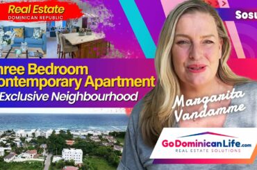 Three Bedroom Contemporary Apartment in Exclusive Neighbourhood Go Dominican Life Margarita Vandamme