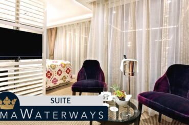 AMA Stella | Suite Walkthrough Tour & Review 4K | AMA Waterways River Cruise Category SS