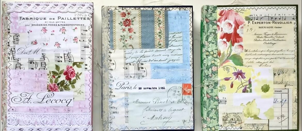Vintage French journals