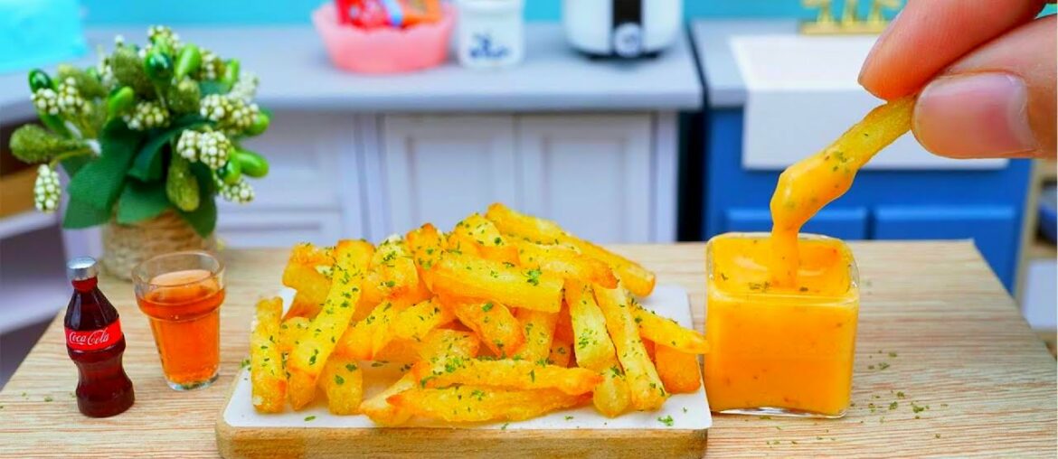 Yummy & Crispy Miniature French Fries Recipe, Miniature Cooking | Tiny Cakes | Miniature Cooking.
