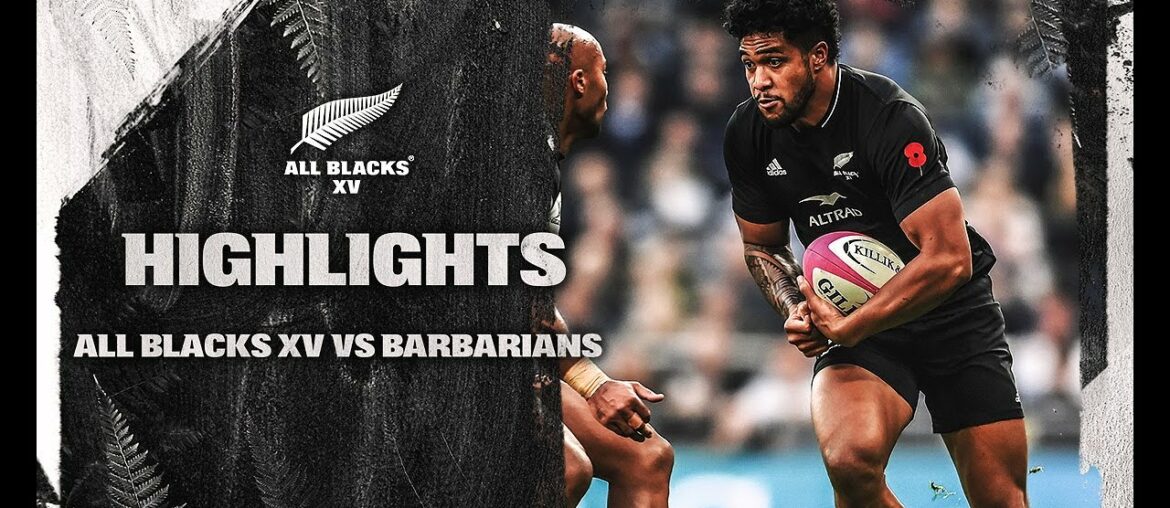HIGHLIGHTS: All Blacks XV v Barbarians (Tottenham Hotspur Stadium)