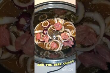 French onion chuck roast CROCKPOT