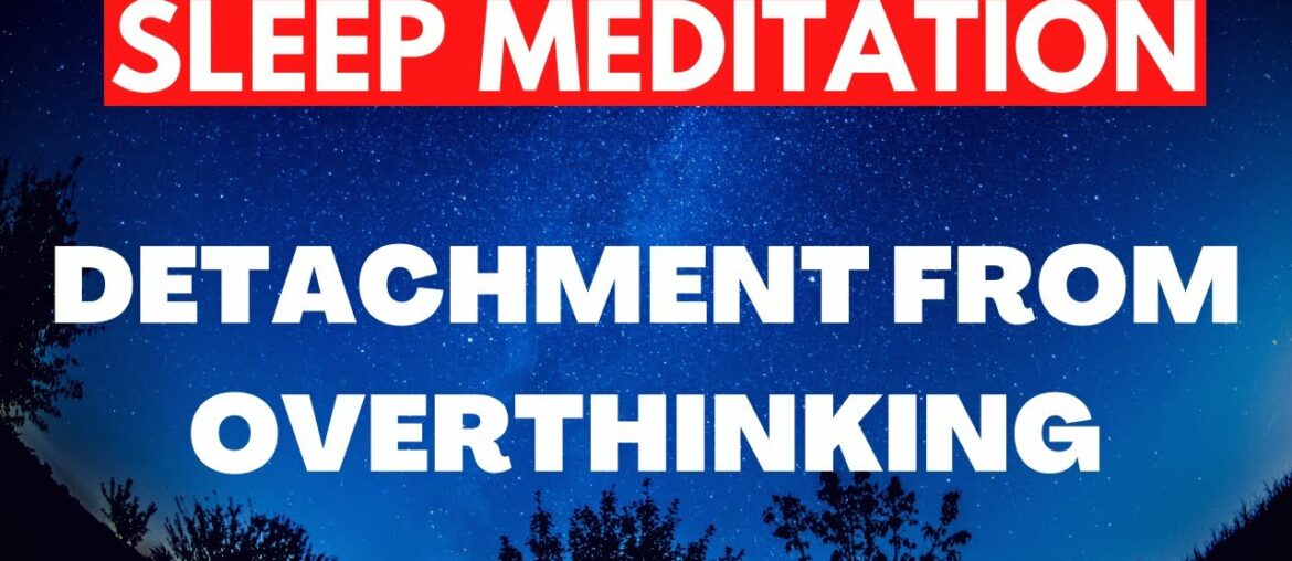 Guided Sleep Meditation for Detachment from Overthinking - Snowy train journey in the French Alps
