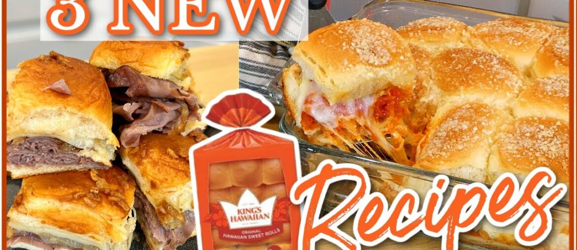 Quick, Easy, and Delicious! | 3 EASY Recipes using Hawaiian Rolls! Quick, Easy, and Delicious! | 3 EASY Recipes using Hawaiian Rolls!