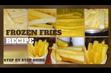 How To Make Perfect Frozen French Fries || Homemade Crispy French Fries Recipe From Scratch