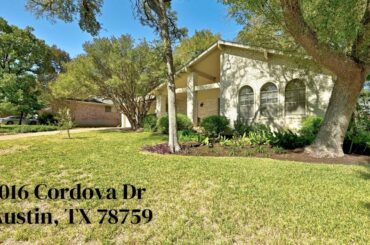 4016 Cordova Dr |  Austin, TX 78759