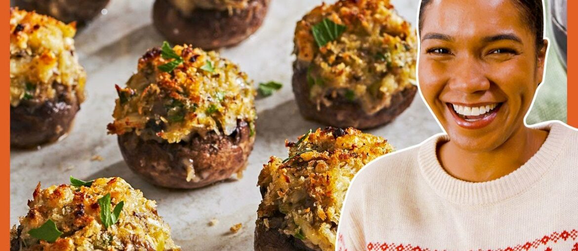 How To Make The Cheesiest Stuffed Mushrooms | Delish How To Make The Cheesiest Stuffed Mushrooms | Delish
