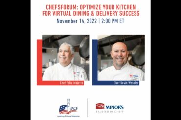 ACF ChefsForum: Optimize Your Kitchen for Virtual Dining & Delivery Success