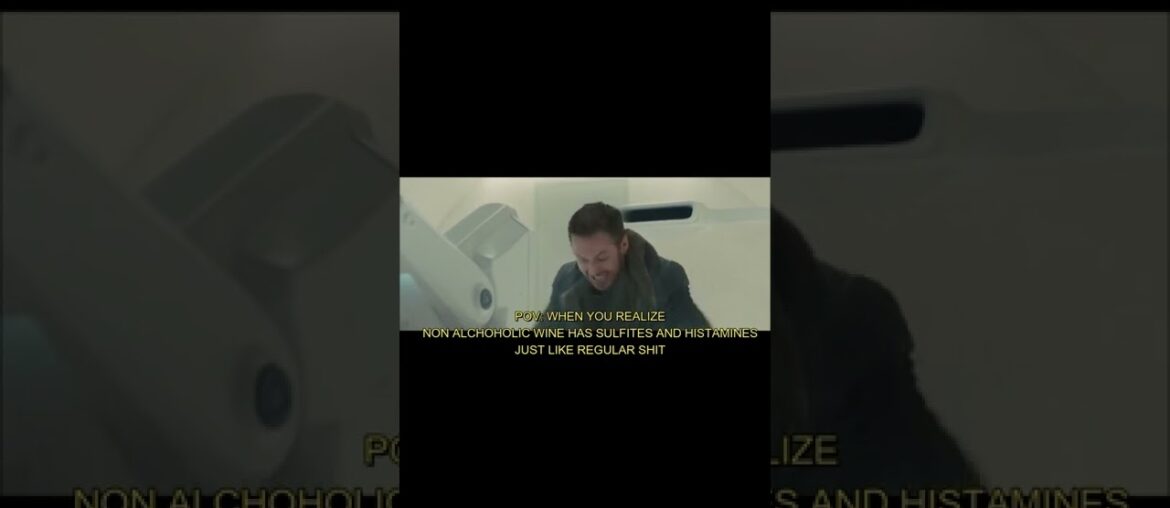 Non-alcoholic wine has sulfites and histamines: sad but true. #wine #winetasting #sommelier