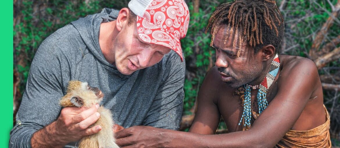 African Tribe Offers Me Monkey Meat!! Three Days with the Hadza Tribe!! (Full Documentary)
