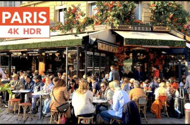 Paris France, Walking tour around Montparnasse - November 12, 2022, [4K HDR]