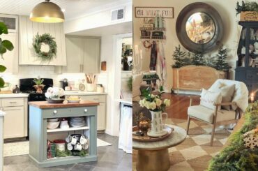 Christmas Home Tour : You'll Fall in Love with This Vintage Christmas Farmhouse!