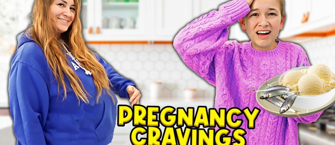 Only Eating Mom's PREGNANCY CRAVINGS For A DAY!! | JKREW