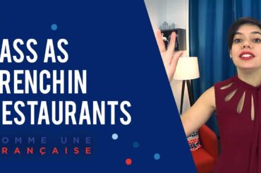 Basic French: French Restaurant Vocabulary