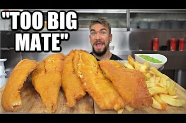 UNDEFEATED GIANT FISH & CHIPS CHALLENGE (Ireland's Biggest) | United Kingdom Fish and Chips
