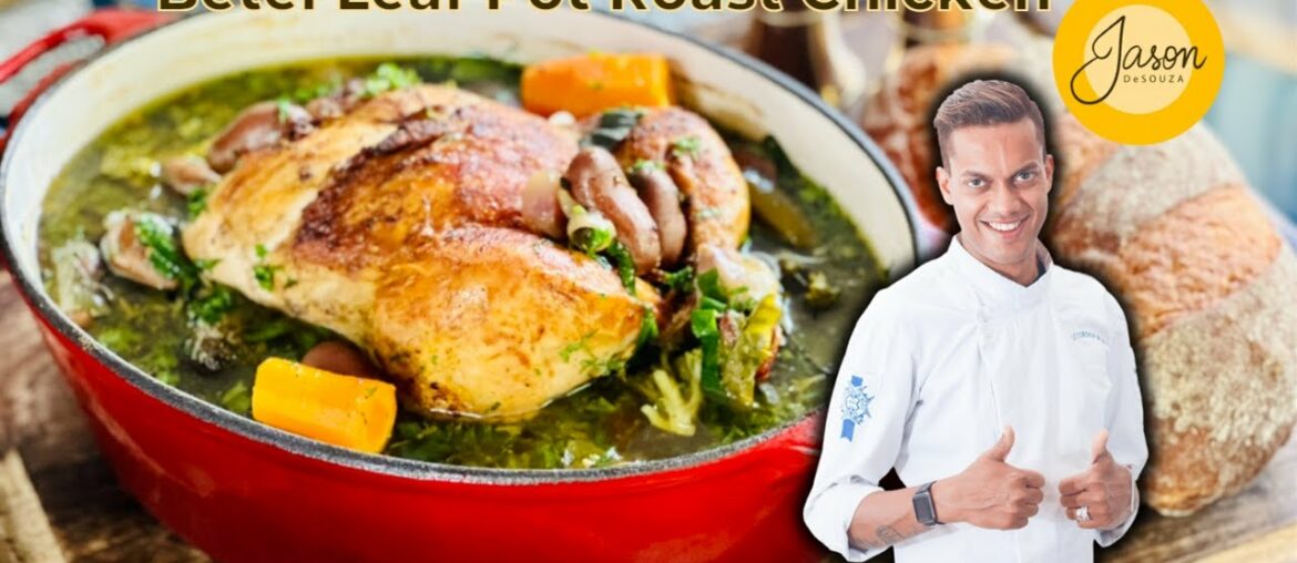 J A S O N’s Betel Leaf Pot Roast Chicken | Gourmet Cooking Made Easy