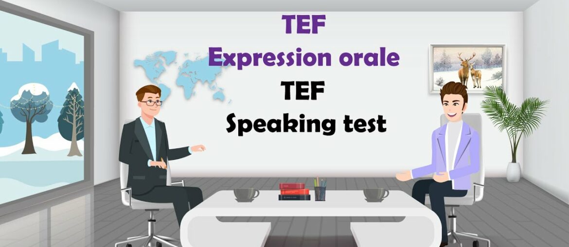 TEF Canada Speaking Test Module Section A and B  I  French tweets TEF Practice