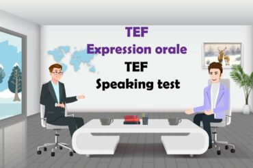TEF Canada Speaking Test Module Section A and B  I  French tweets TEF Practice