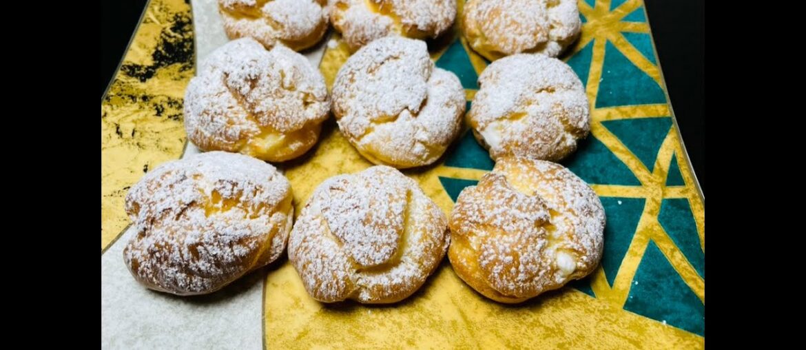 Easy Cream Puffs | Homemade Profiterole | French Cream Puffs Recipe || by Zills Kitchen #creampuff