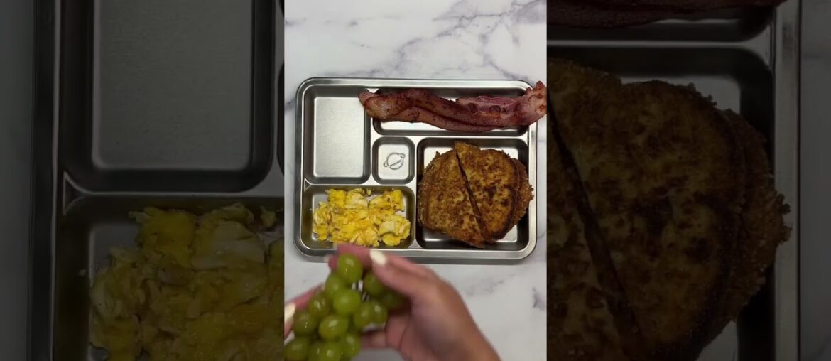 Cinnamon Toast Crunch French Toast #shorts #lunchbox #myyoutuberecipe #bentobox #kidslunchbox #lunch