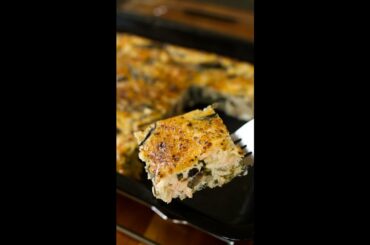 This is delicious French cuisine!! Salmon Spinach Quiche #Shorts