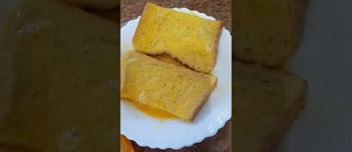 easy butter french toast bread#french toast bread#asmr #viralshorts