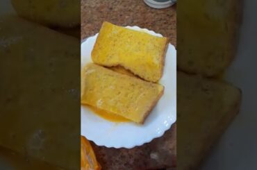 easy butter french toast bread#french toast bread#asmr #viralshorts