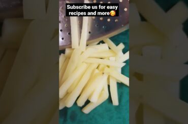 French Fries Recipe | French Fries #shorts #shortvideo