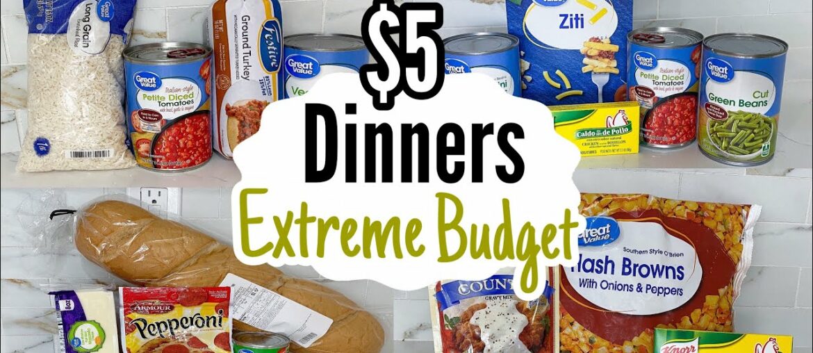 $5 DINNERS | FIVE Fast & EASY Cheap Meal Ideas! | Julia Pacheco $5 DINNERS | FIVE Fast & EASY Cheap Meal Ideas! | Julia Pacheco
