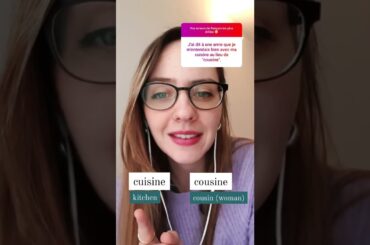 French Pronunciation: Cousine vs Cuisine | StreetFrench.org