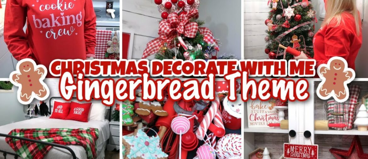 CHRISTMAS DECORATE WITH ME / GINGERBREAD THEME – GINGERBREAD KITCHEN AND DINING ROOM – SINTEAN TREE CHRISTMAS DECORATE WITH ME / GINGERBREAD THEME - GINGERBREAD KITCHEN AND DINING ROOM - SINTEAN TREE