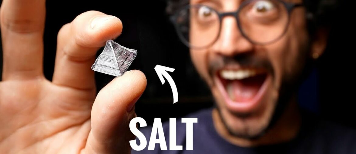 Gourmet Salt is Crazy Expensive, Unless You Can Make it Yourself… (massive flakes) Gourmet Salt is Crazy Expensive, Unless You Can Make it Yourself... (massive flakes)