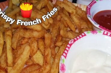 French Fries Recipe | Crispy French Fries Recipe At Home | How To Make French Fries