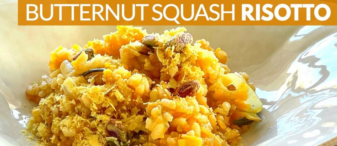 MAKE this PERFECTLY CREAMY (but no cream) WINTER RISOTTO Recipe NOW!