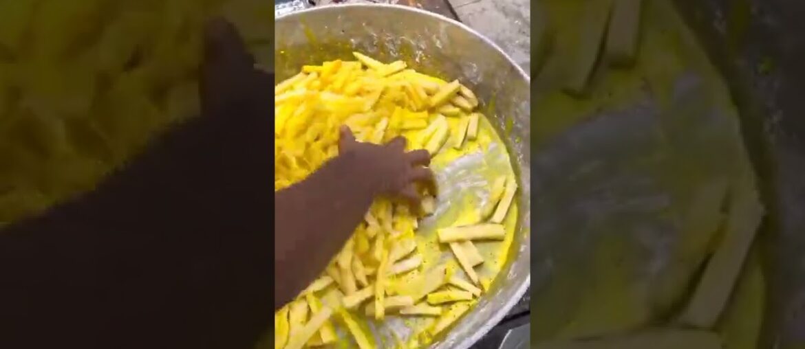 Most Famous Food | Most Hygienic French Fries #shorts #famous #world #food #streetfood