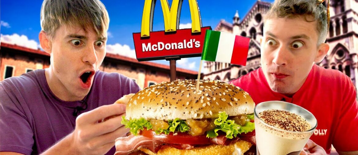 Italian McDonalds is GOOD Italian McDonalds is GOOD