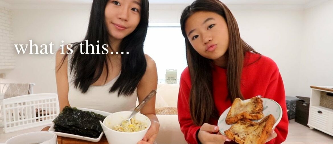 SWAPPING DIETS with my younger sister for 24 HOURS! SWAPPING DIETS with my younger sister for 24 HOURS!