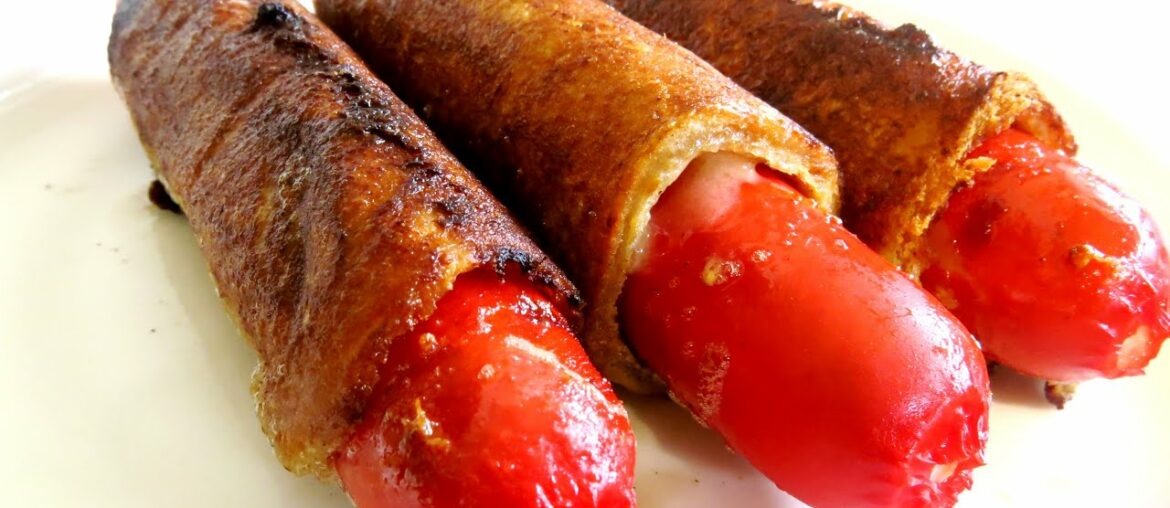 This Homemade Hot Dog French Toast Roll Ups Recipe is So Amazing!